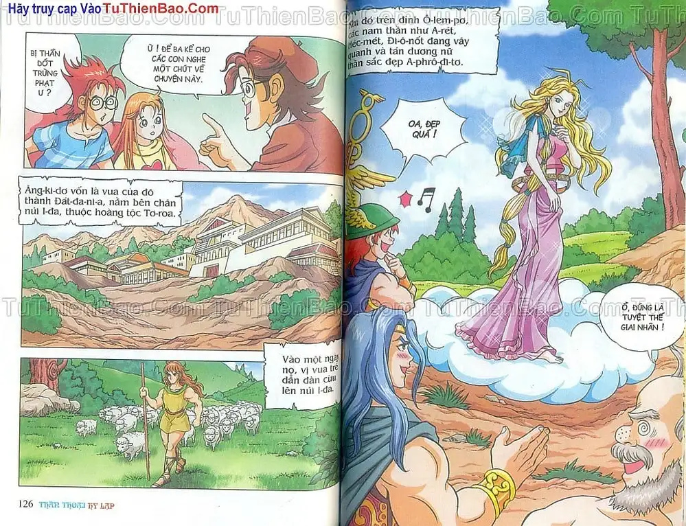 Truyện Tranh Thần Thoại Hy Lạp - Nguồn Gốc Các Vị Thần trang 3