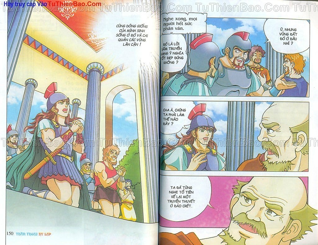 Truyện Tranh Thần Thoại Hy Lạp - Nguồn Gốc Các Vị Thần trang 3
