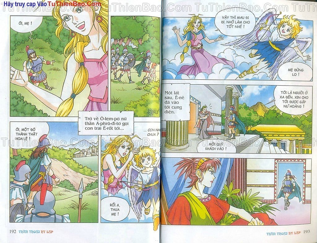 Truyện Tranh Thần Thoại Hy Lạp - Nguồn Gốc Các Vị Thần trang 3