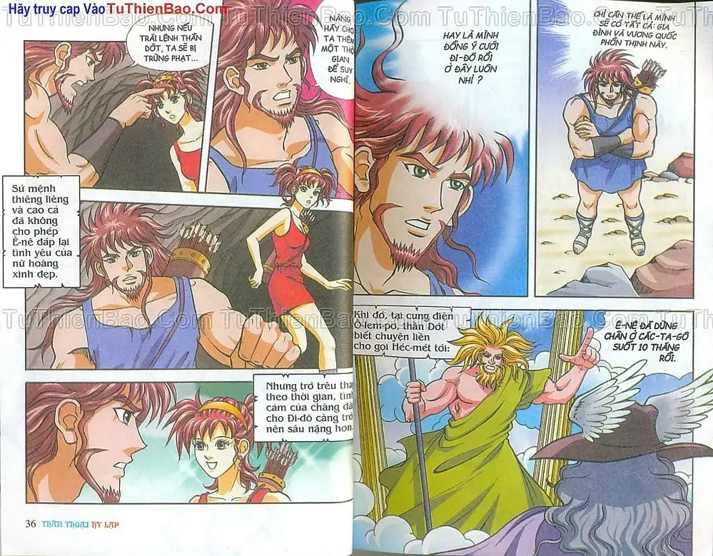 Truyện Tranh Thần Thoại Hy Lạp - Nguồn Gốc Các Vị Thần trang 3