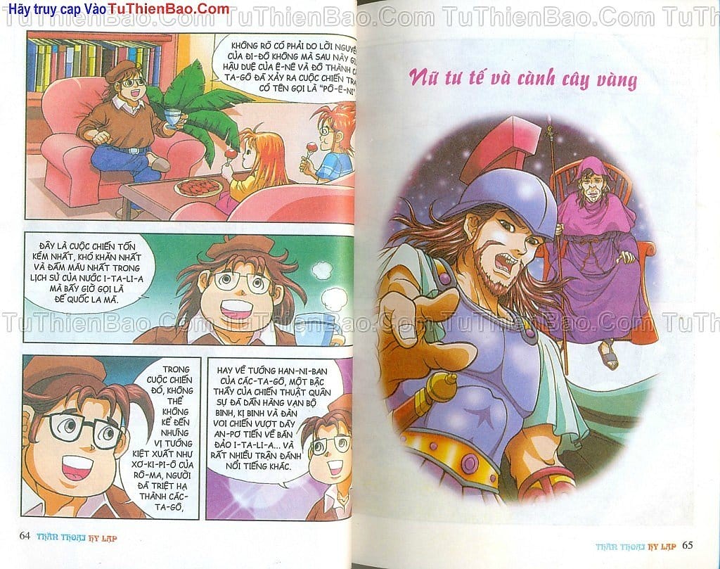 Truyện Tranh Thần Thoại Hy Lạp - Nguồn Gốc Các Vị Thần trang 3