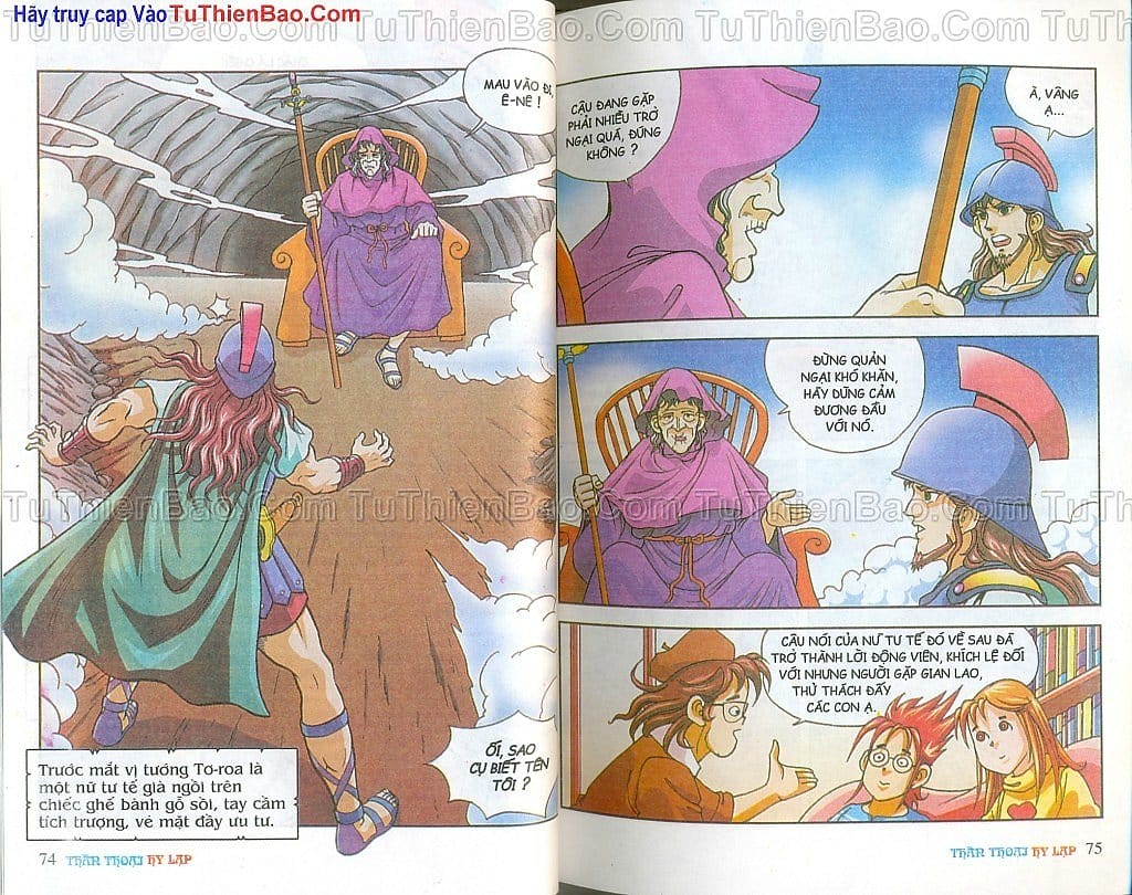 Truyện Tranh Thần Thoại Hy Lạp - Nguồn Gốc Các Vị Thần trang 3