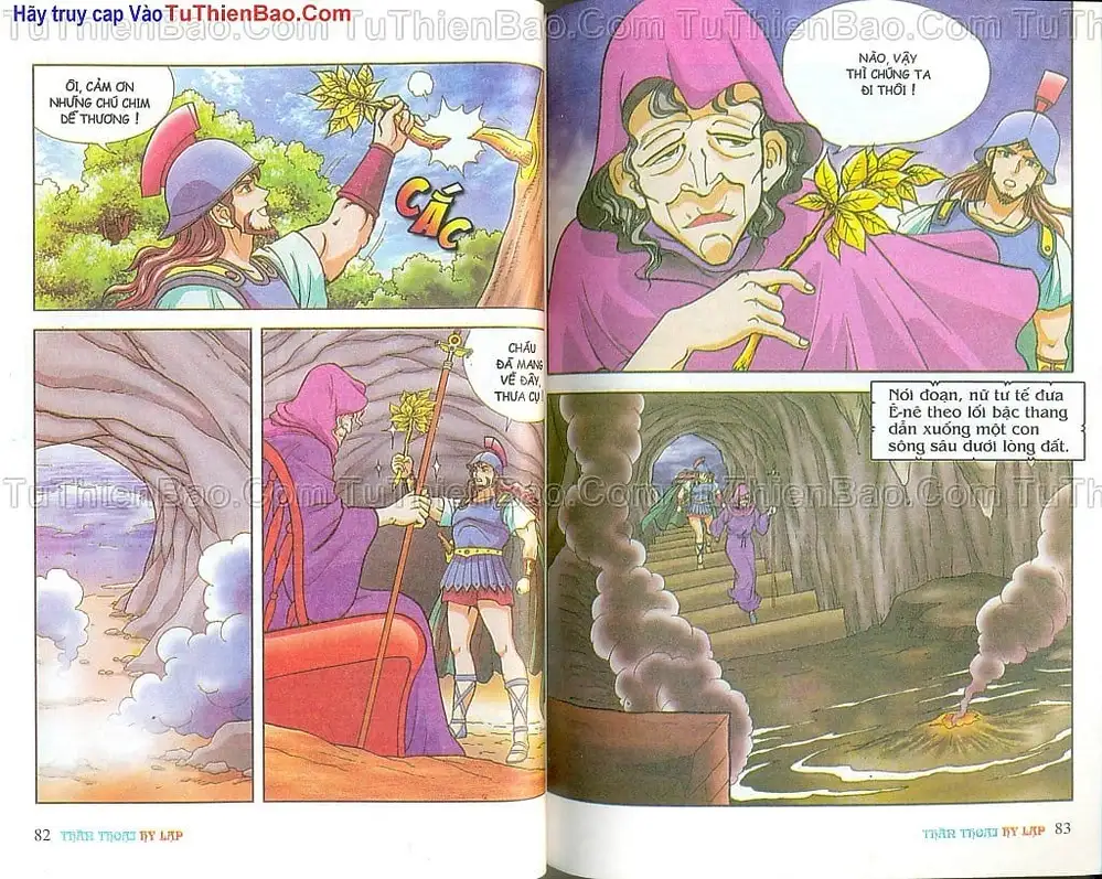 Truyện Tranh Thần Thoại Hy Lạp - Nguồn Gốc Các Vị Thần trang 3