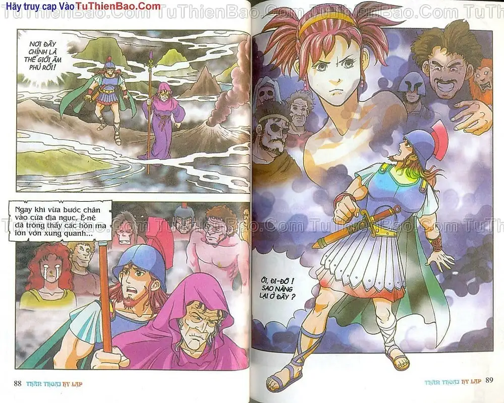 Truyện Tranh Thần Thoại Hy Lạp - Nguồn Gốc Các Vị Thần trang 3