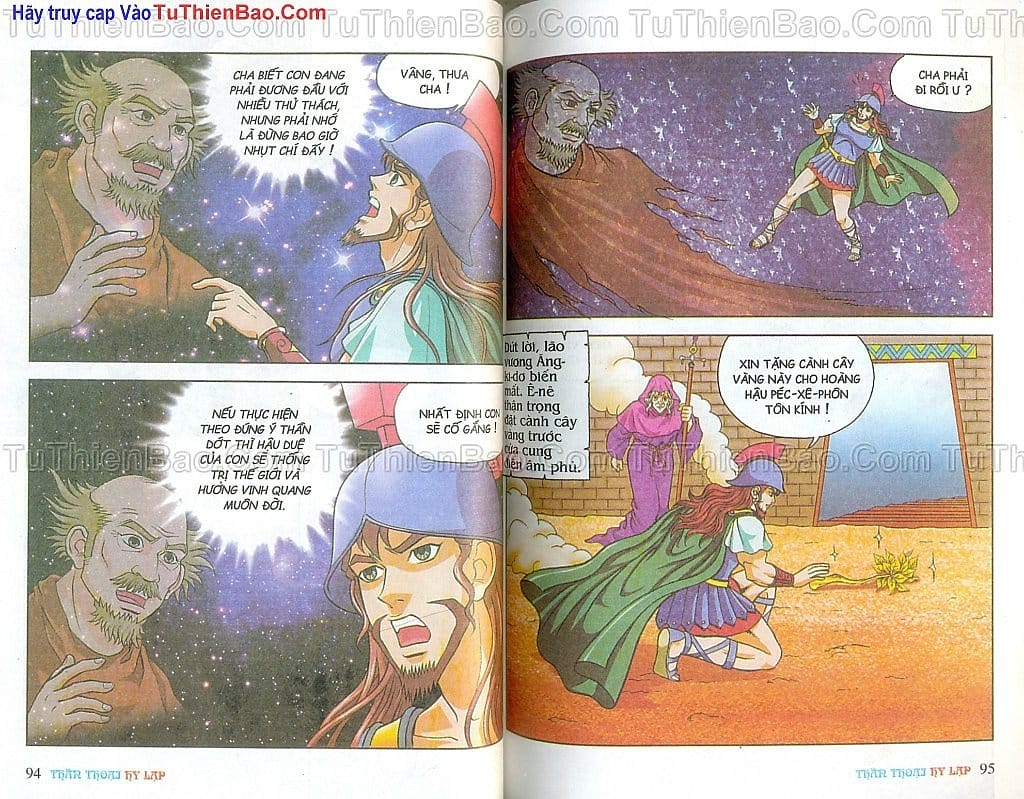 Truyện Tranh Thần Thoại Hy Lạp - Nguồn Gốc Các Vị Thần trang 3