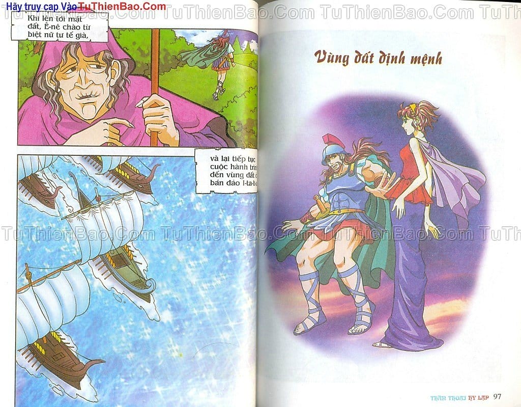 Truyện Tranh Thần Thoại Hy Lạp - Nguồn Gốc Các Vị Thần trang 3