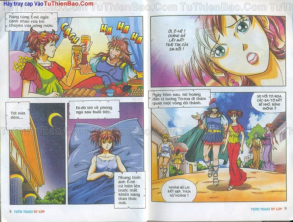 Truyện Tranh Thần Thoại Hy Lạp - Nguồn Gốc Các Vị Thần trang 3