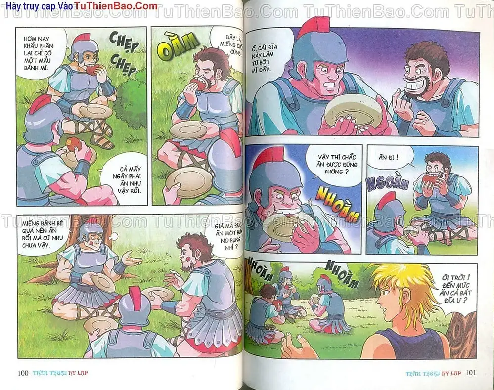 Truyện Tranh Thần Thoại Hy Lạp - Nguồn Gốc Các Vị Thần trang 3