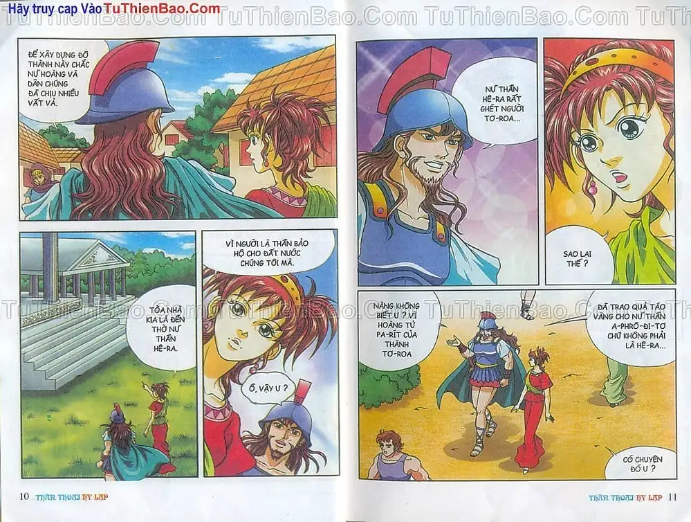 Truyện Tranh Thần Thoại Hy Lạp - Nguồn Gốc Các Vị Thần trang 3