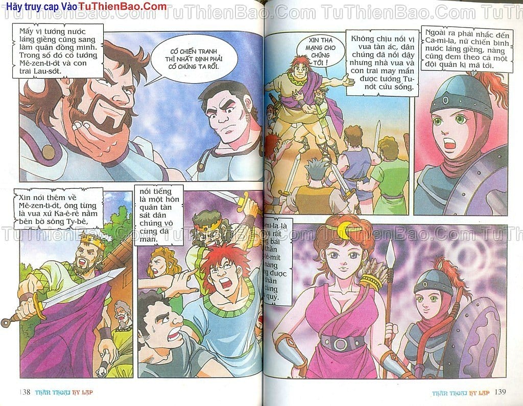 Truyện Tranh Thần Thoại Hy Lạp - Nguồn Gốc Các Vị Thần trang 3