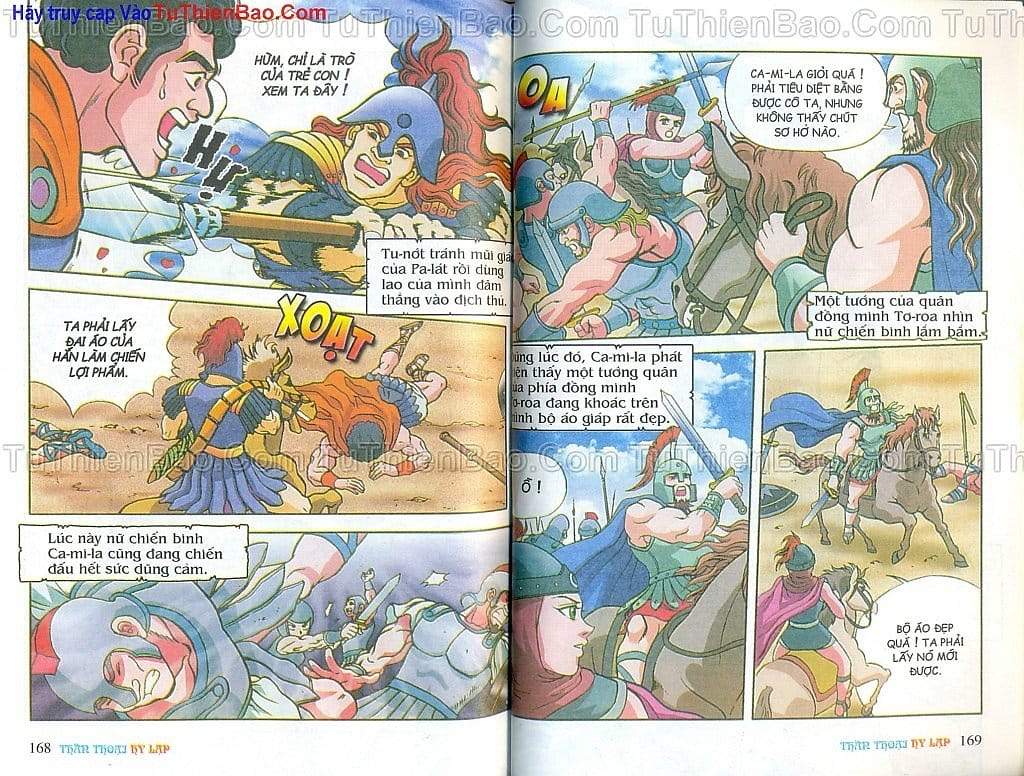 Truyện Tranh Thần Thoại Hy Lạp - Nguồn Gốc Các Vị Thần trang 3