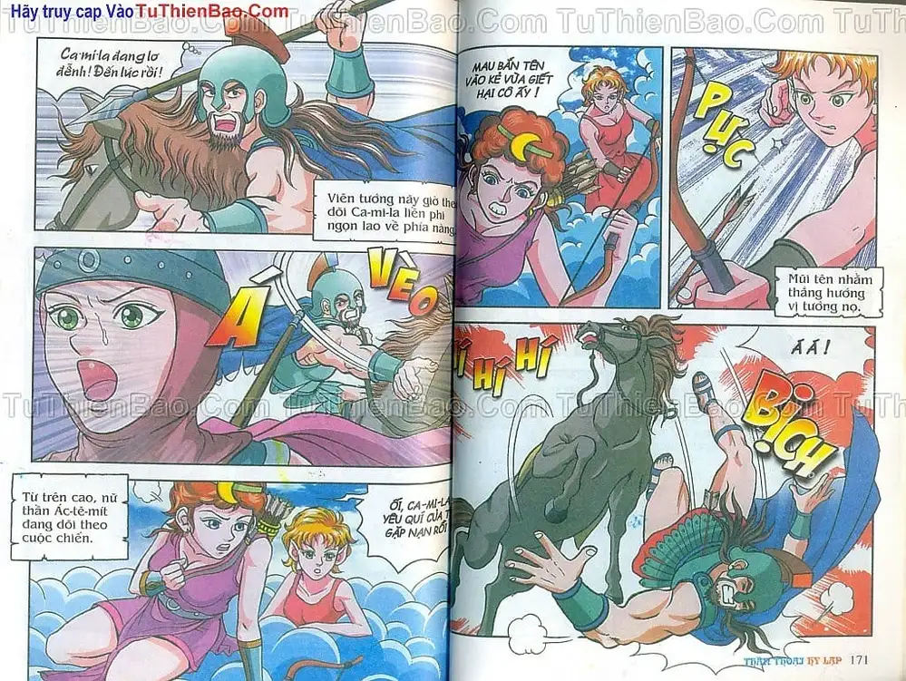 Truyện Tranh Thần Thoại Hy Lạp - Nguồn Gốc Các Vị Thần trang 3