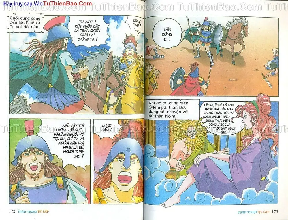 Truyện Tranh Thần Thoại Hy Lạp - Nguồn Gốc Các Vị Thần trang 3