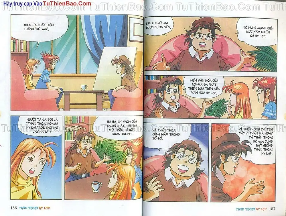 Truyện Tranh Thần Thoại Hy Lạp - Nguồn Gốc Các Vị Thần trang 3