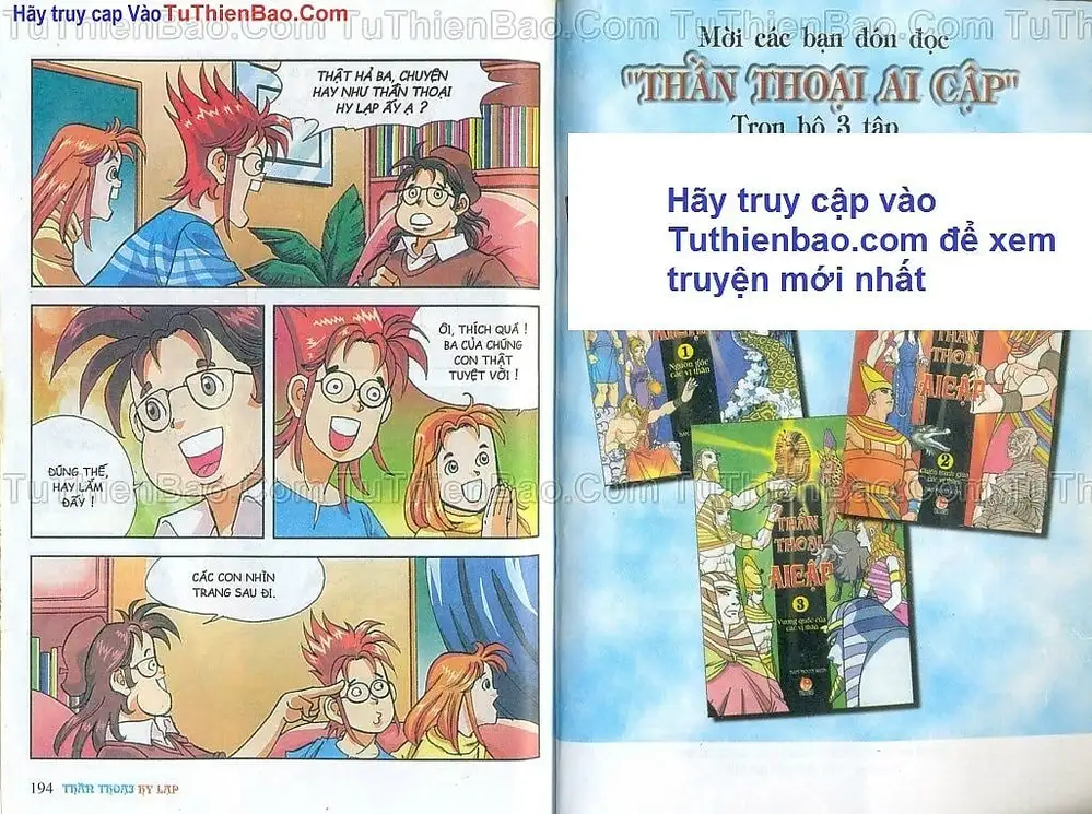 Truyện Tranh Thần Thoại Hy Lạp - Nguồn Gốc Các Vị Thần trang 3