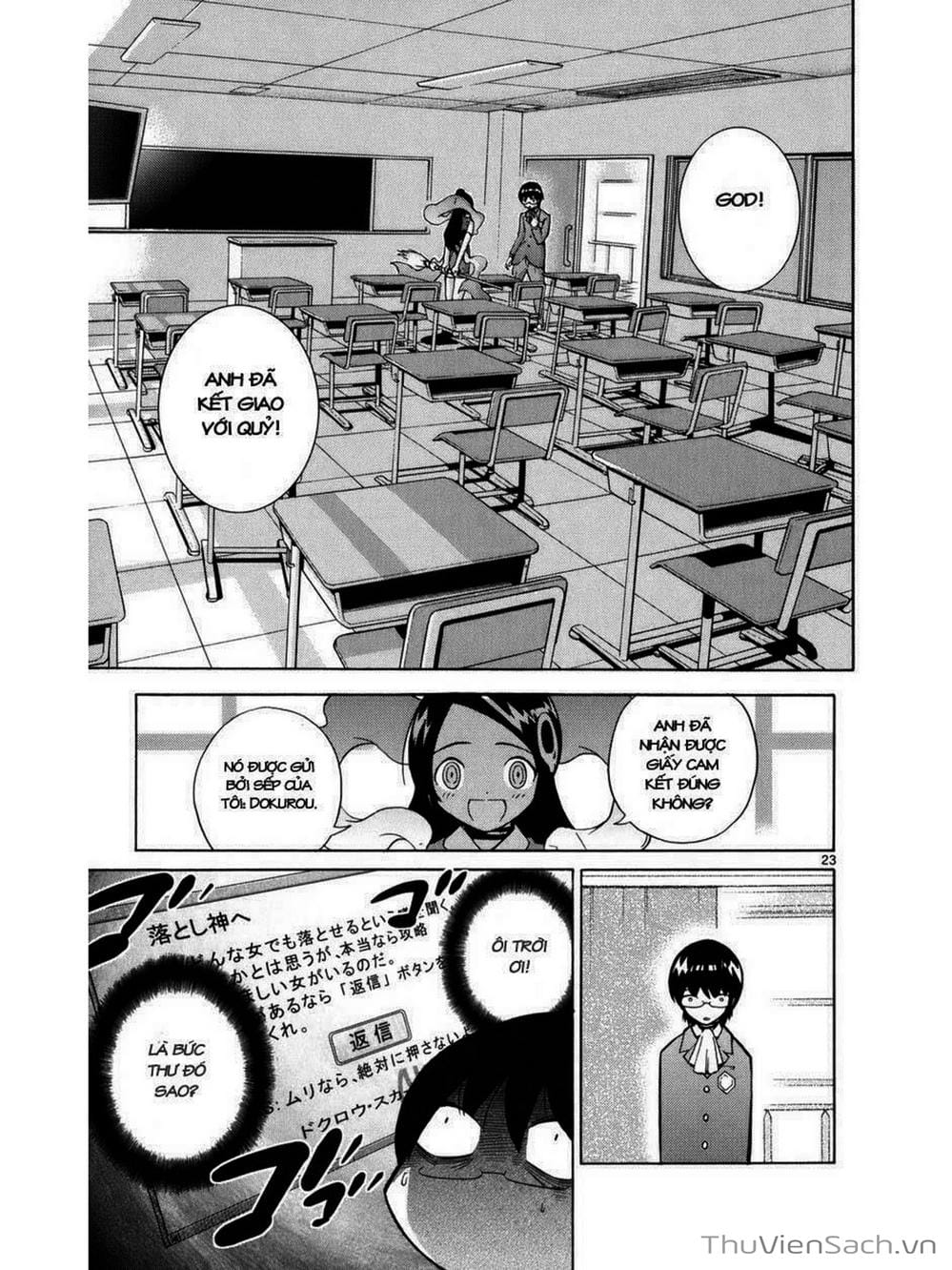 Truyện Tranh Thế Giới Chỉ Có Thánh Thần Biết - The World God Only Knows trang 27