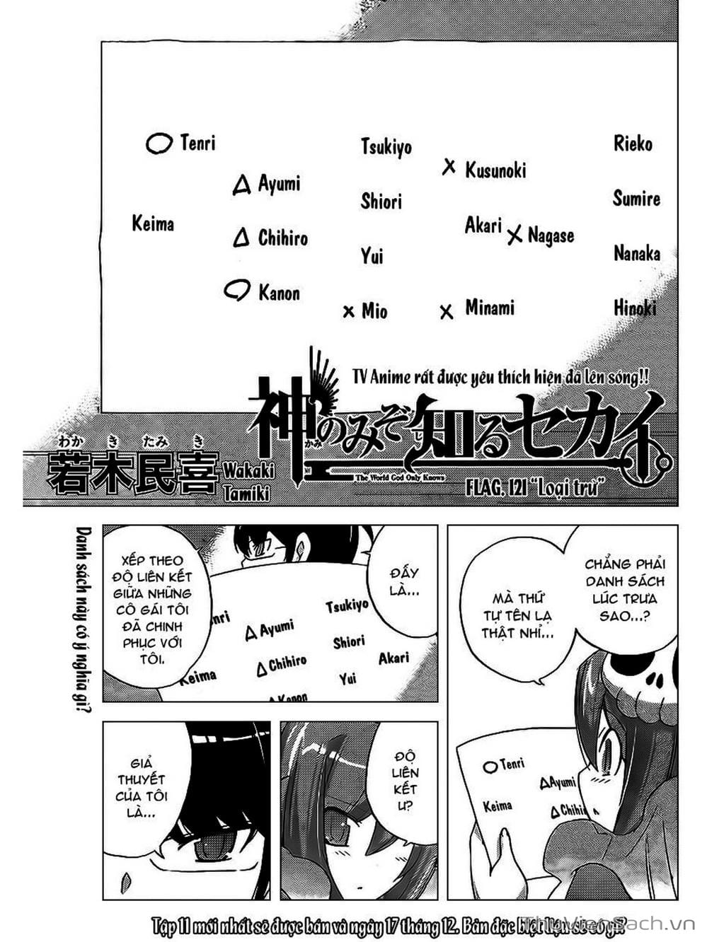 Truyện Tranh Thế Giới Chỉ Có Thánh Thần Biết - The World God Only Knows trang 7