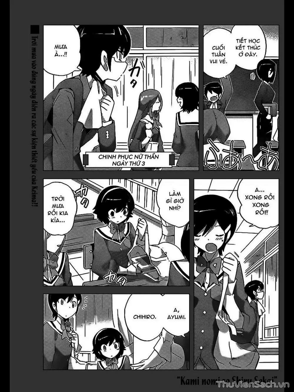 Truyện Tranh Thế Giới Chỉ Có Thánh Thần Biết - The World God Only Knows trang 7