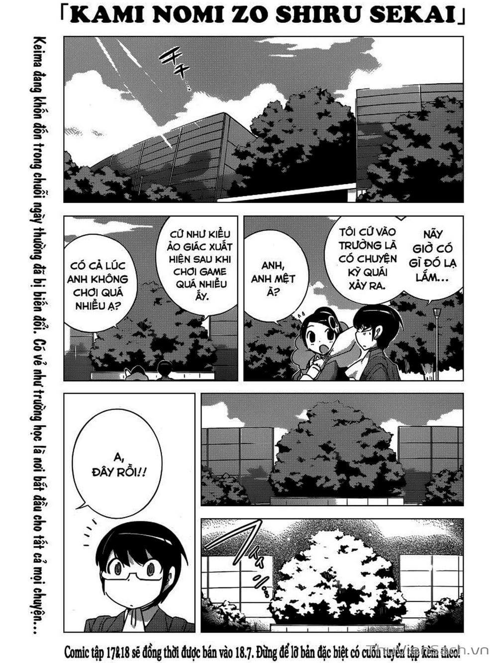 Truyện Tranh Thế Giới Chỉ Có Thánh Thần Biết - The World God Only Knows trang 7