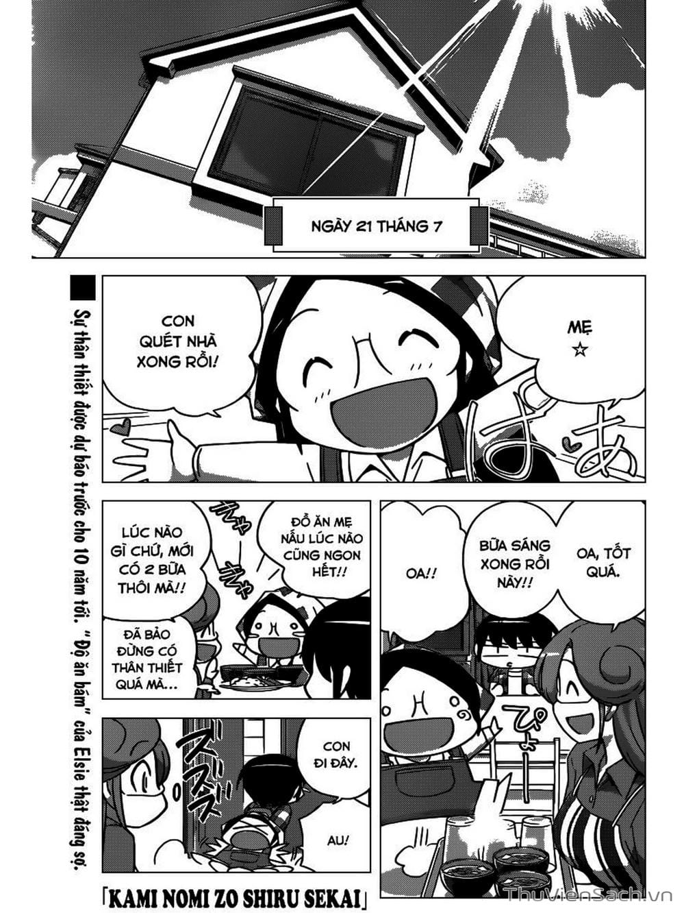 Truyện Tranh Thế Giới Chỉ Có Thánh Thần Biết - The World God Only Knows trang 7