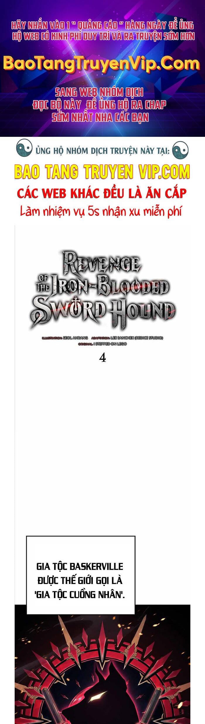 Truyện Tranh Thiết Huyết Kiếm Sĩ Hồi Quy trang 3