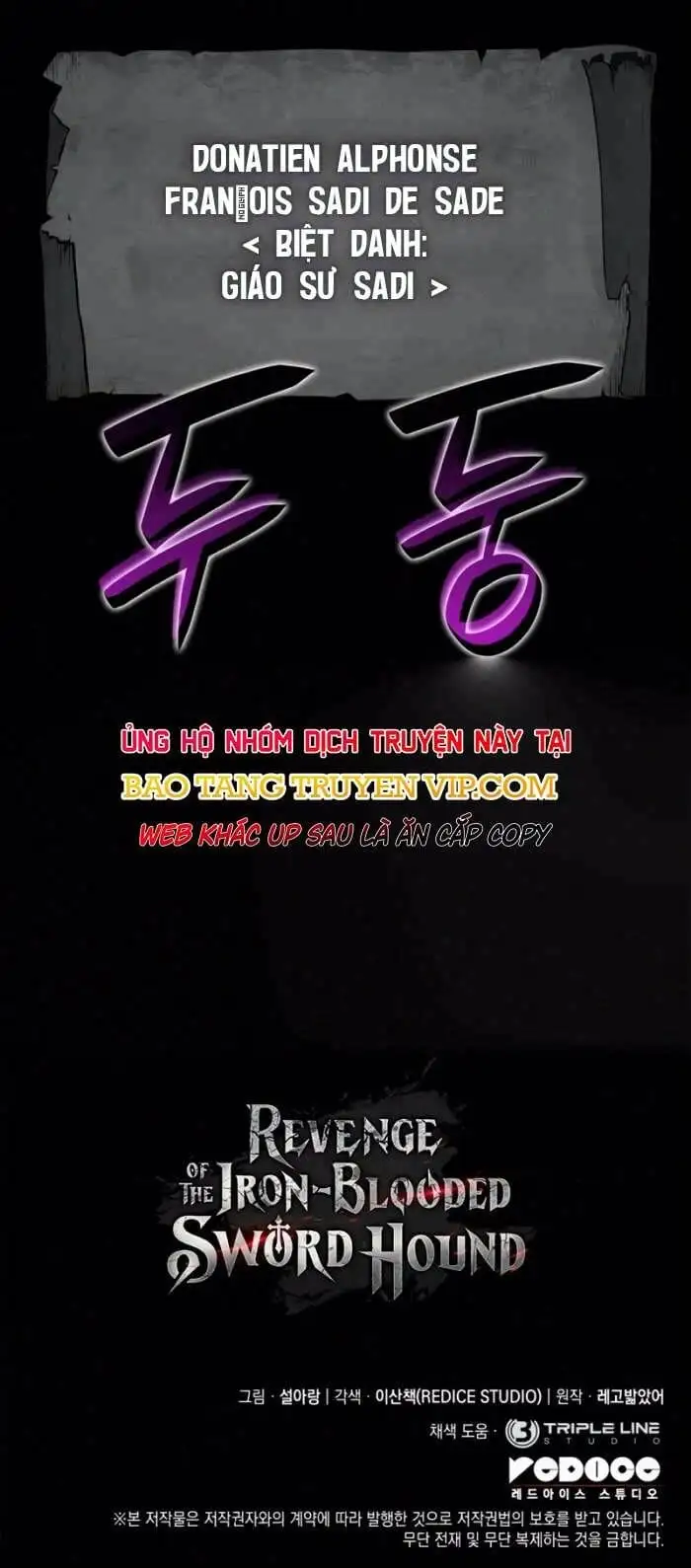 Truyện Tranh Thiết Huyết Kiếm Sĩ Hồi Quy trang 3