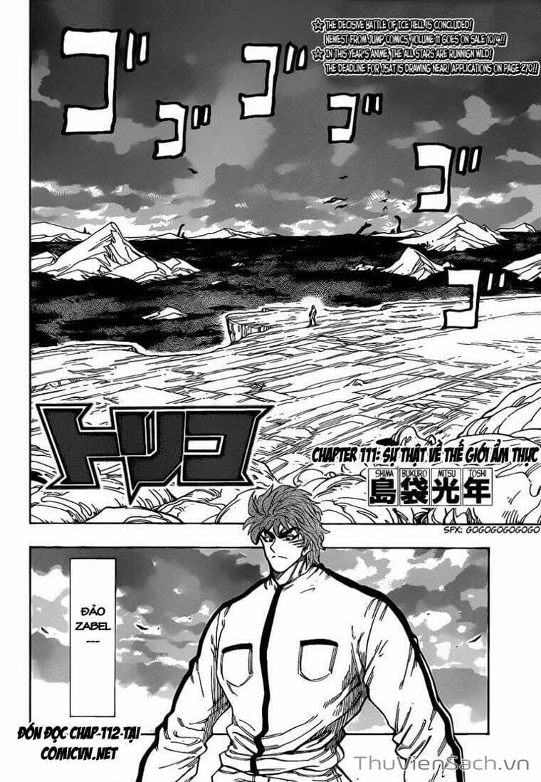 Truyện Tranh Thợ Săn Ẩm Thực - Toriko trang 5