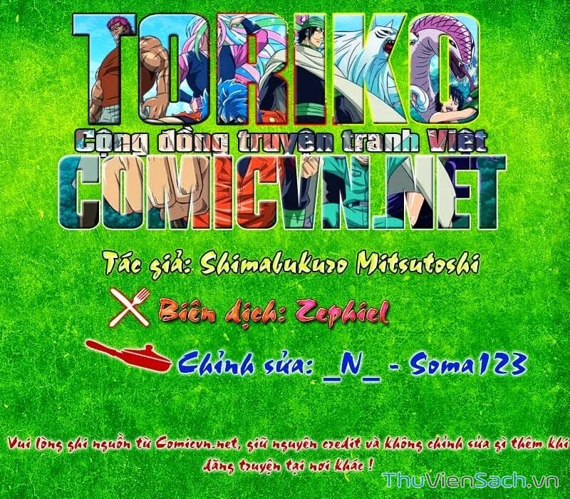 Truyện Tranh Thợ Săn Ẩm Thực - Toriko trang 5