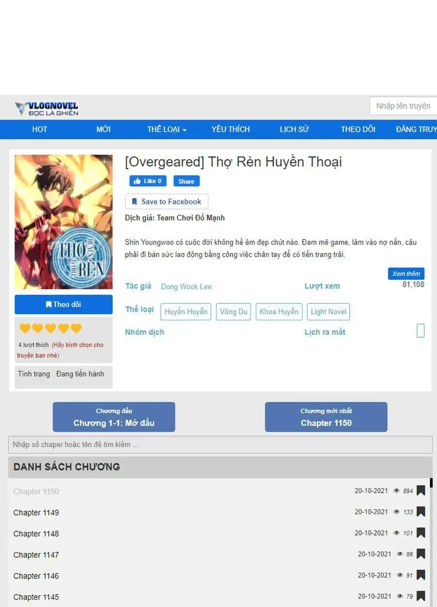 Truyện Tranh Thợ Rèn Huyền Thoại - Overgeared trang 7