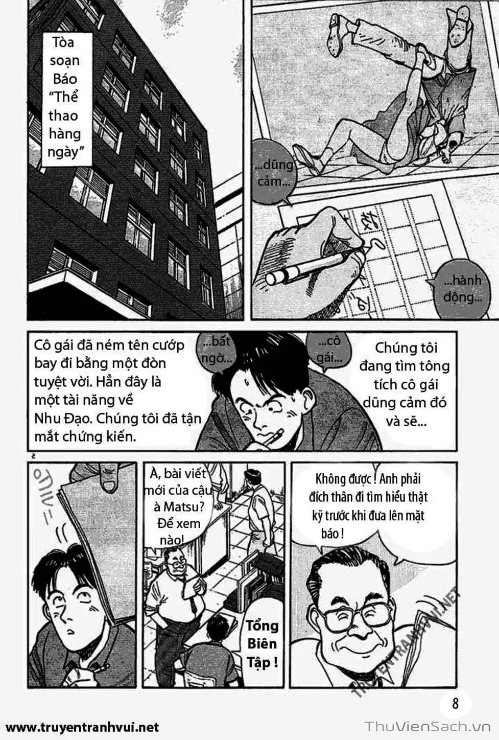 Truyện Tranh Tiểu Thư Nhu Đạo - Yawara! trang 6