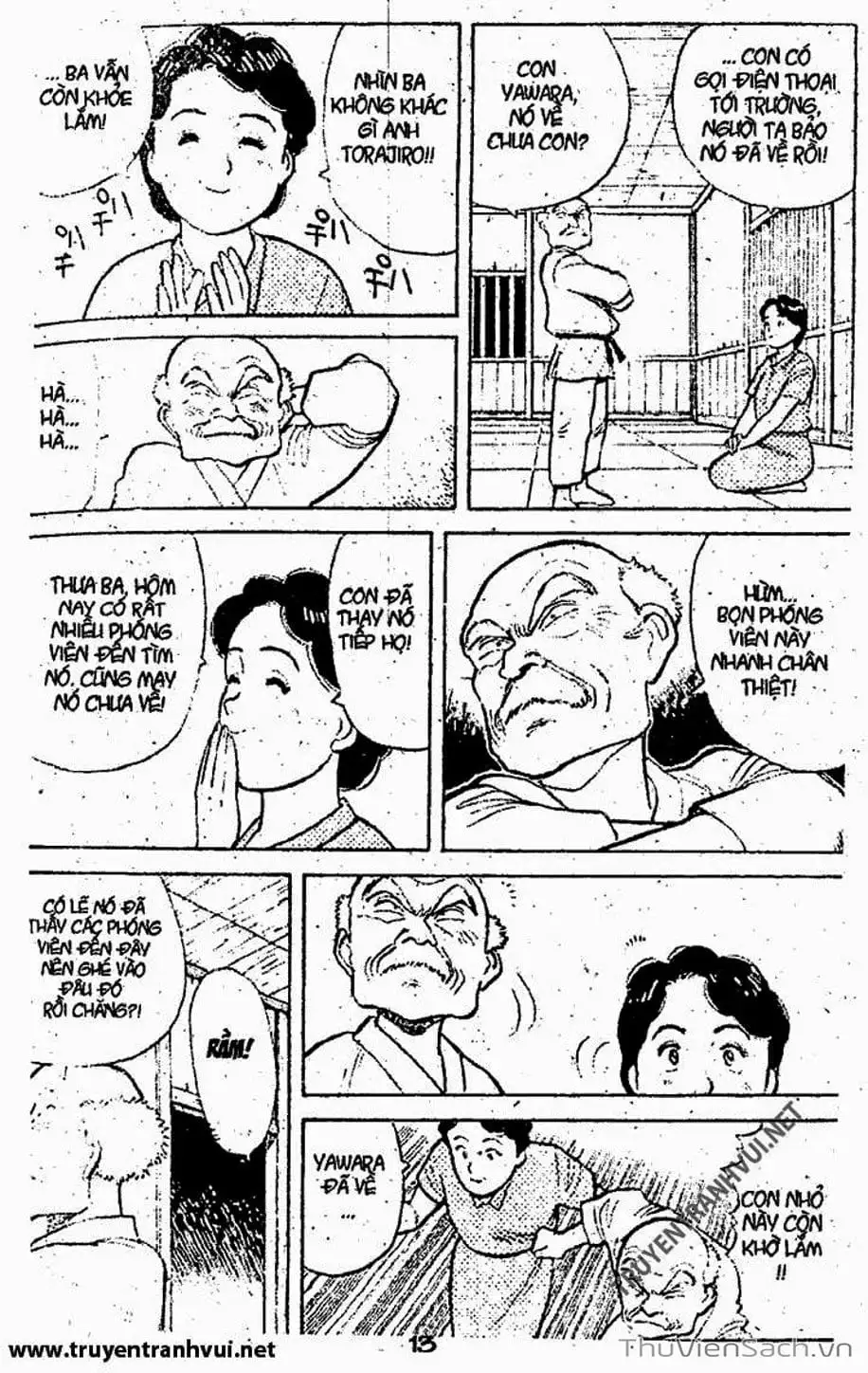 Truyện Tranh Tiểu Thư Nhu Đạo - Yawara! trang 6