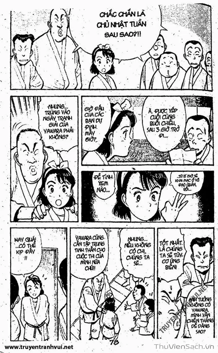 Truyện Tranh Tiểu Thư Nhu Đạo - Yawara! trang 6