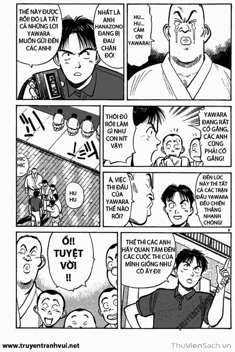 Truyện Tranh Tiểu Thư Nhu Đạo - Yawara! trang 6