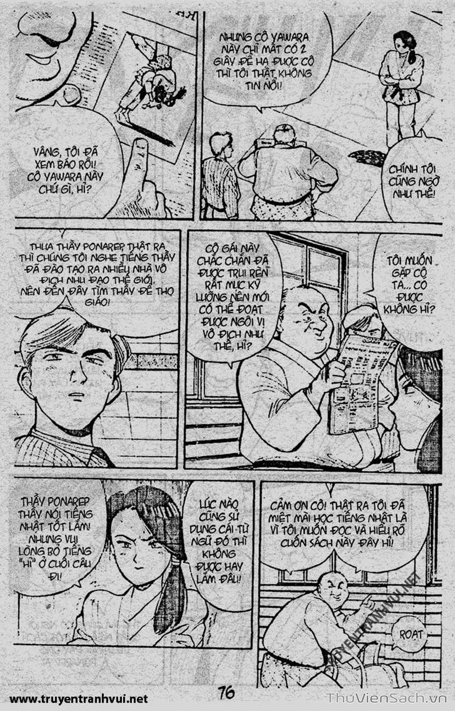 Truyện Tranh Tiểu Thư Nhu Đạo - Yawara! trang 6