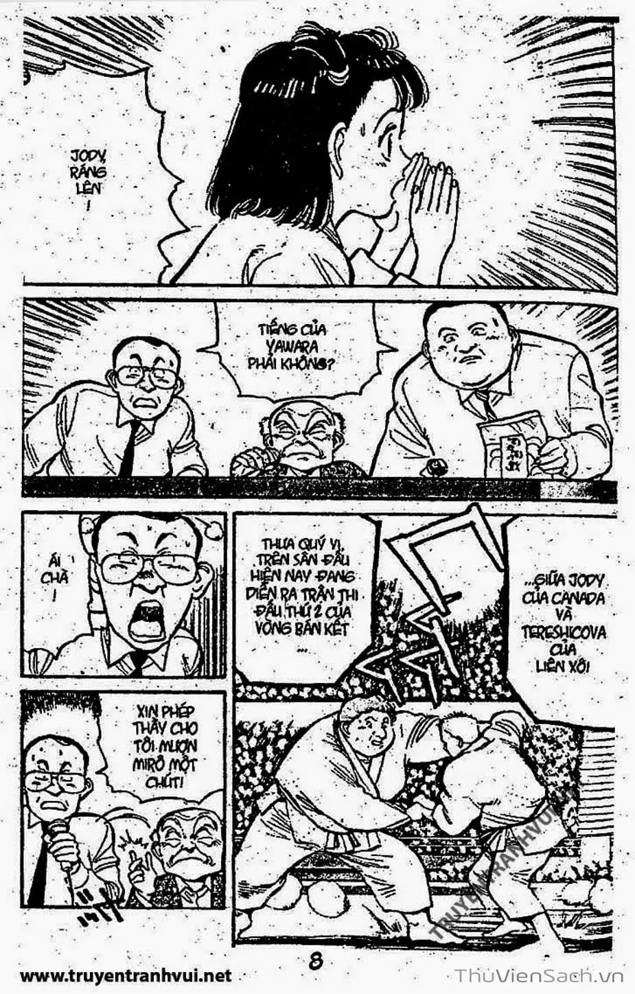 Truyện Tranh Tiểu Thư Nhu Đạo - Yawara! trang 6