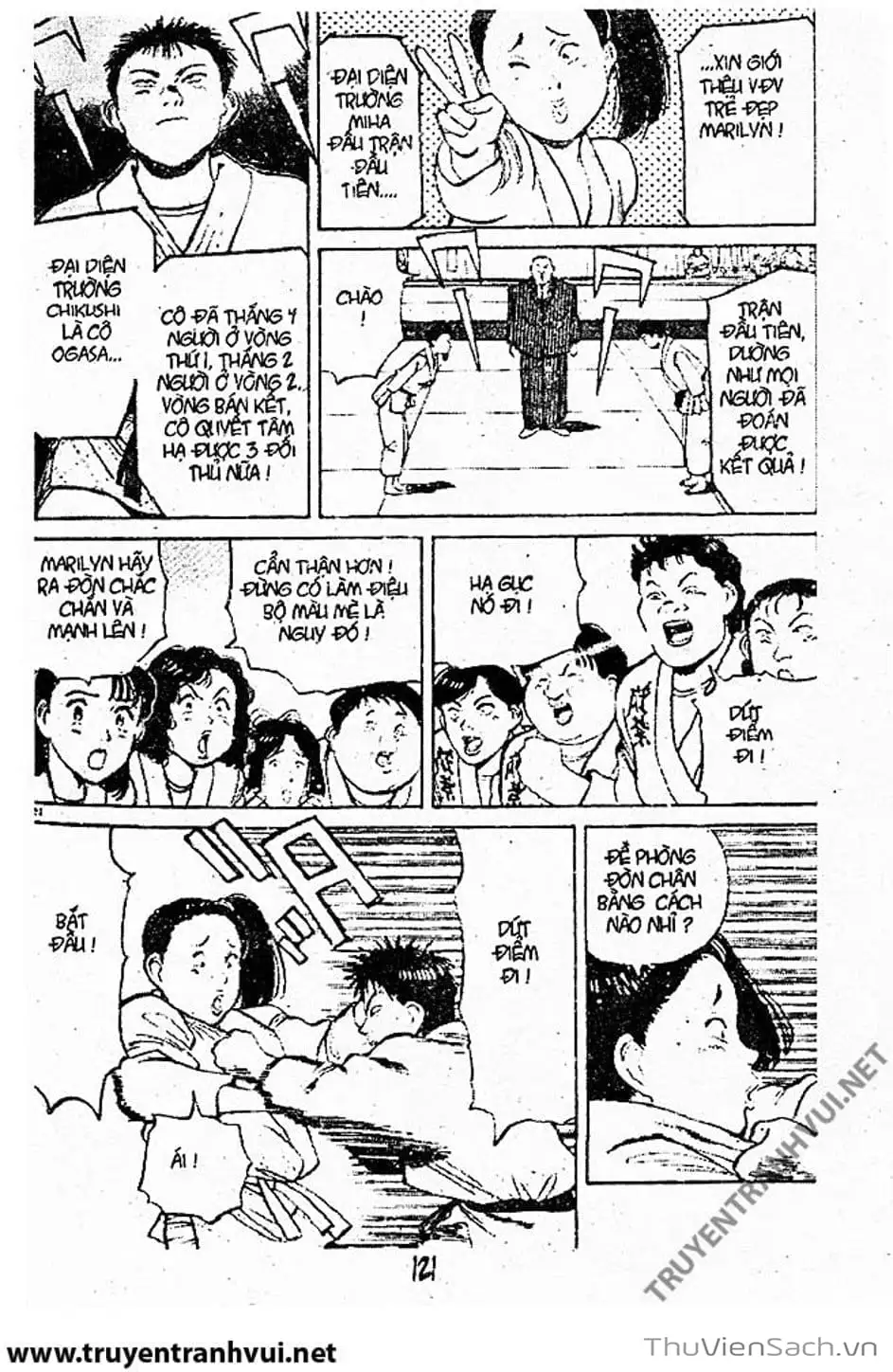 Truyện Tranh Tiểu Thư Nhu Đạo - Yawara! trang 6