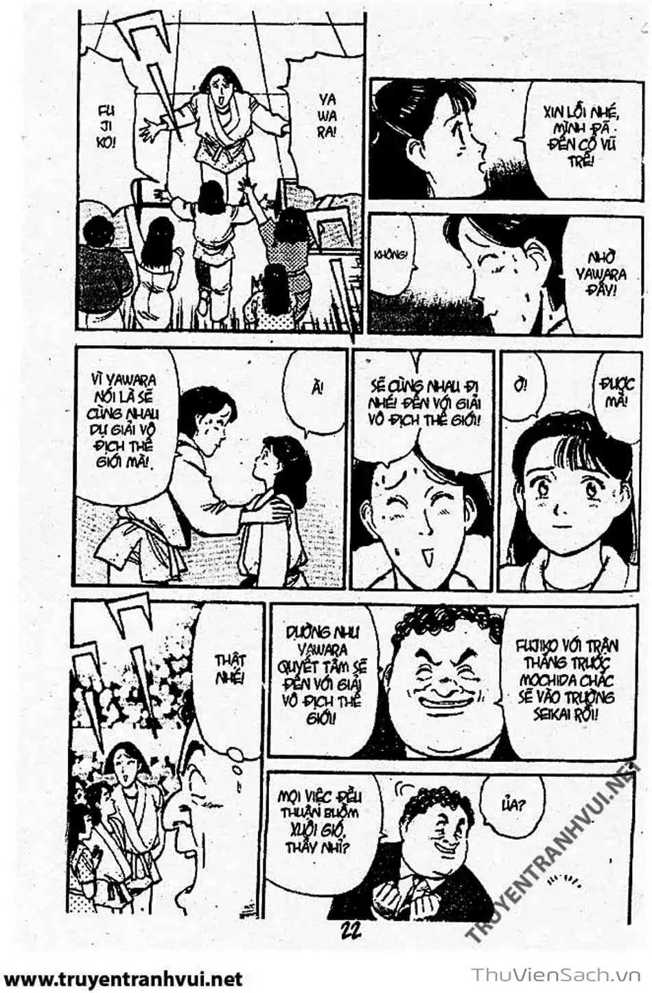 Truyện Tranh Tiểu Thư Nhu Đạo - Yawara! trang 6