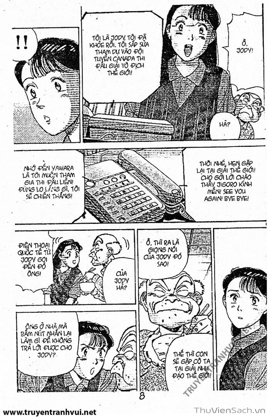 Truyện Tranh Tiểu Thư Nhu Đạo - Yawara! trang 6