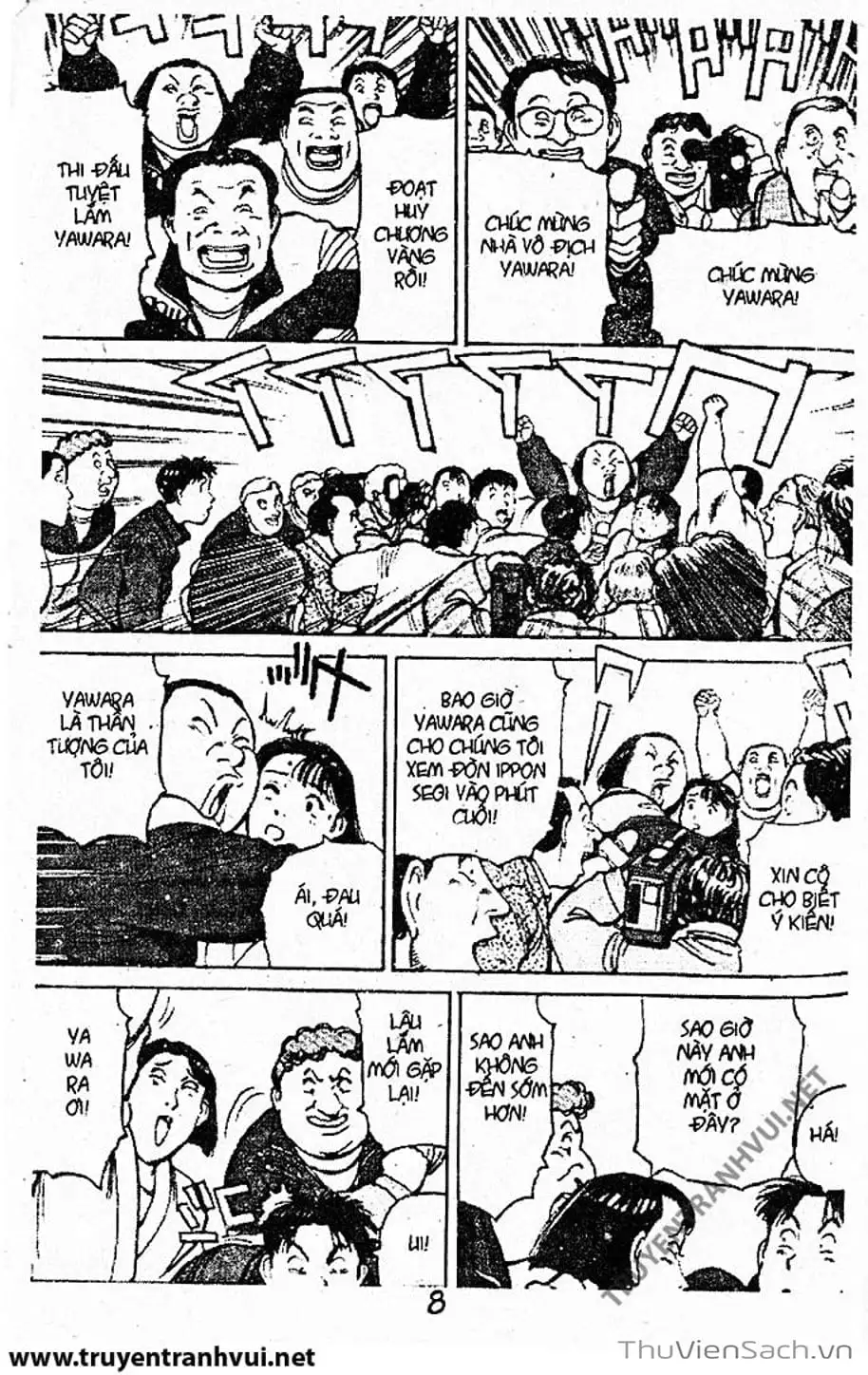 Truyện Tranh Tiểu Thư Nhu Đạo - Yawara! trang 6