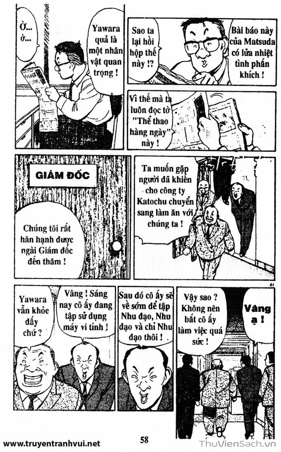 Truyện Tranh Tiểu Thư Nhu Đạo - Yawara! trang 6