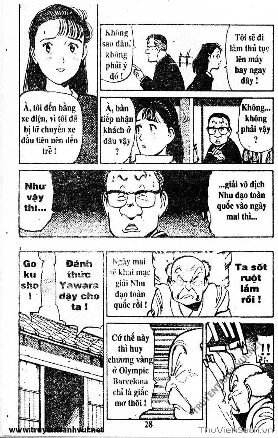 Truyện Tranh Tiểu Thư Nhu Đạo - Yawara! trang 6