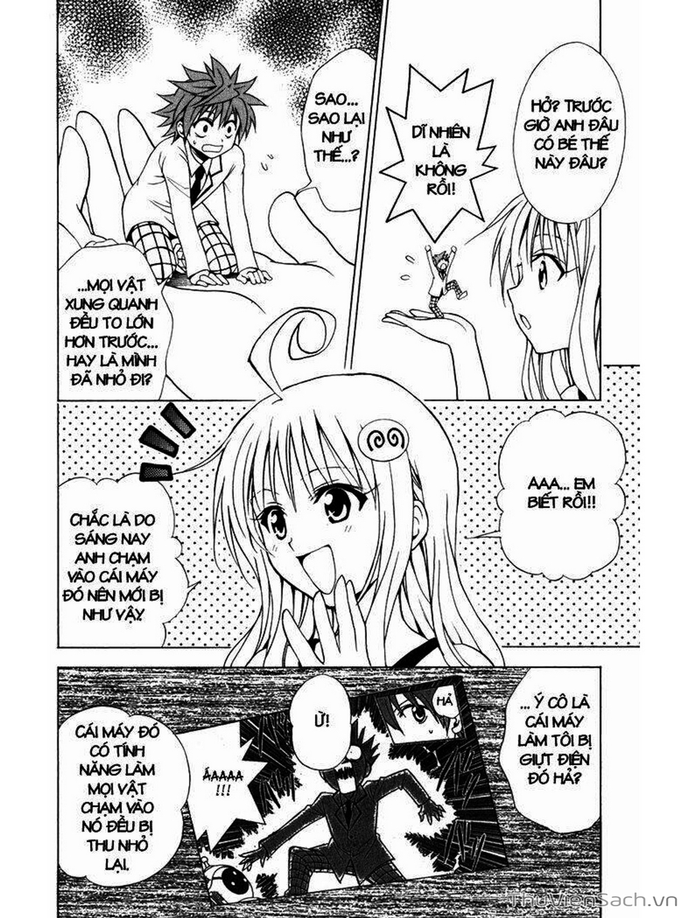 Truyện Tranh Bóng Tối Hoàng Kim - To Love Ru Darkness trang 8