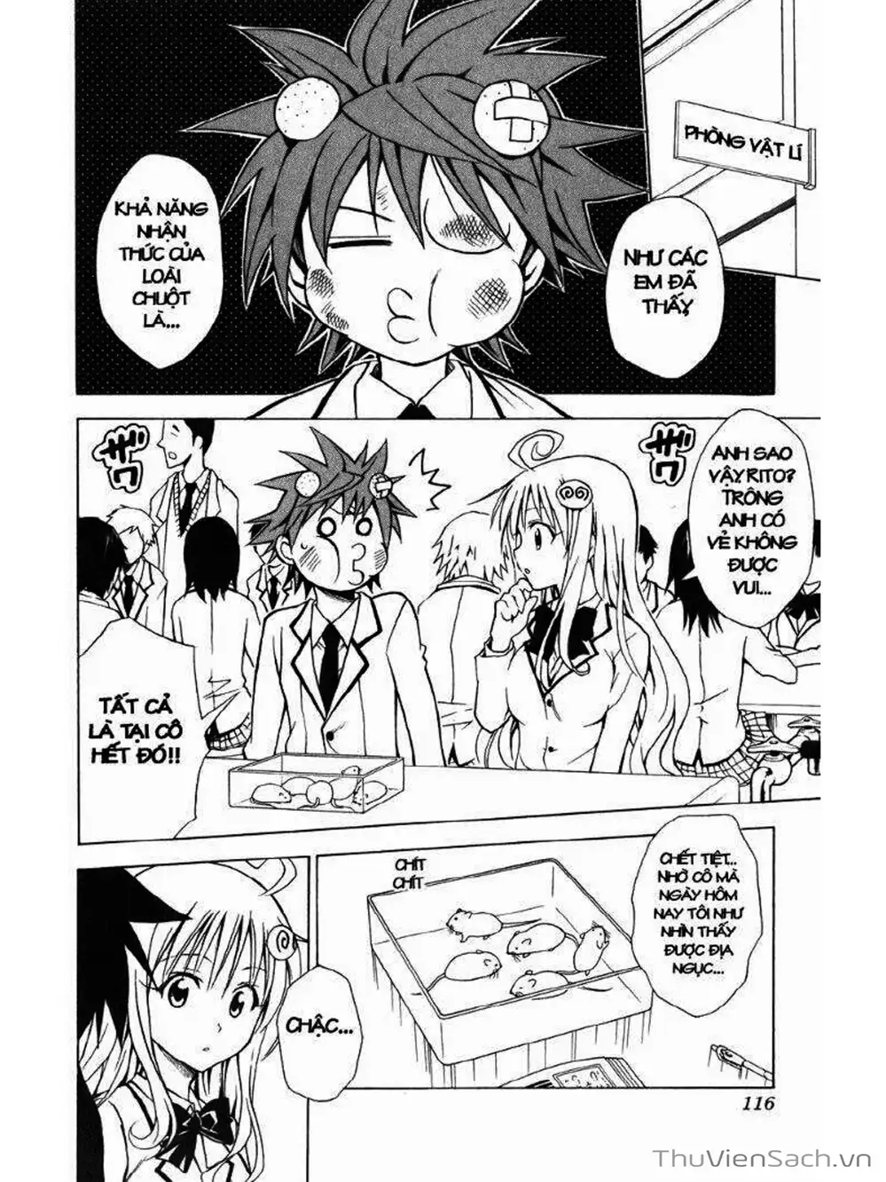 Truyện Tranh Bóng Tối Hoàng Kim - To Love Ru Darkness trang 8