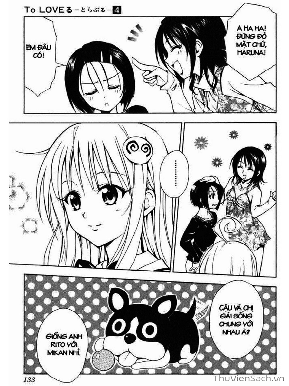 Truyện Tranh Bóng Tối Hoàng Kim - To Love Ru Darkness trang 8