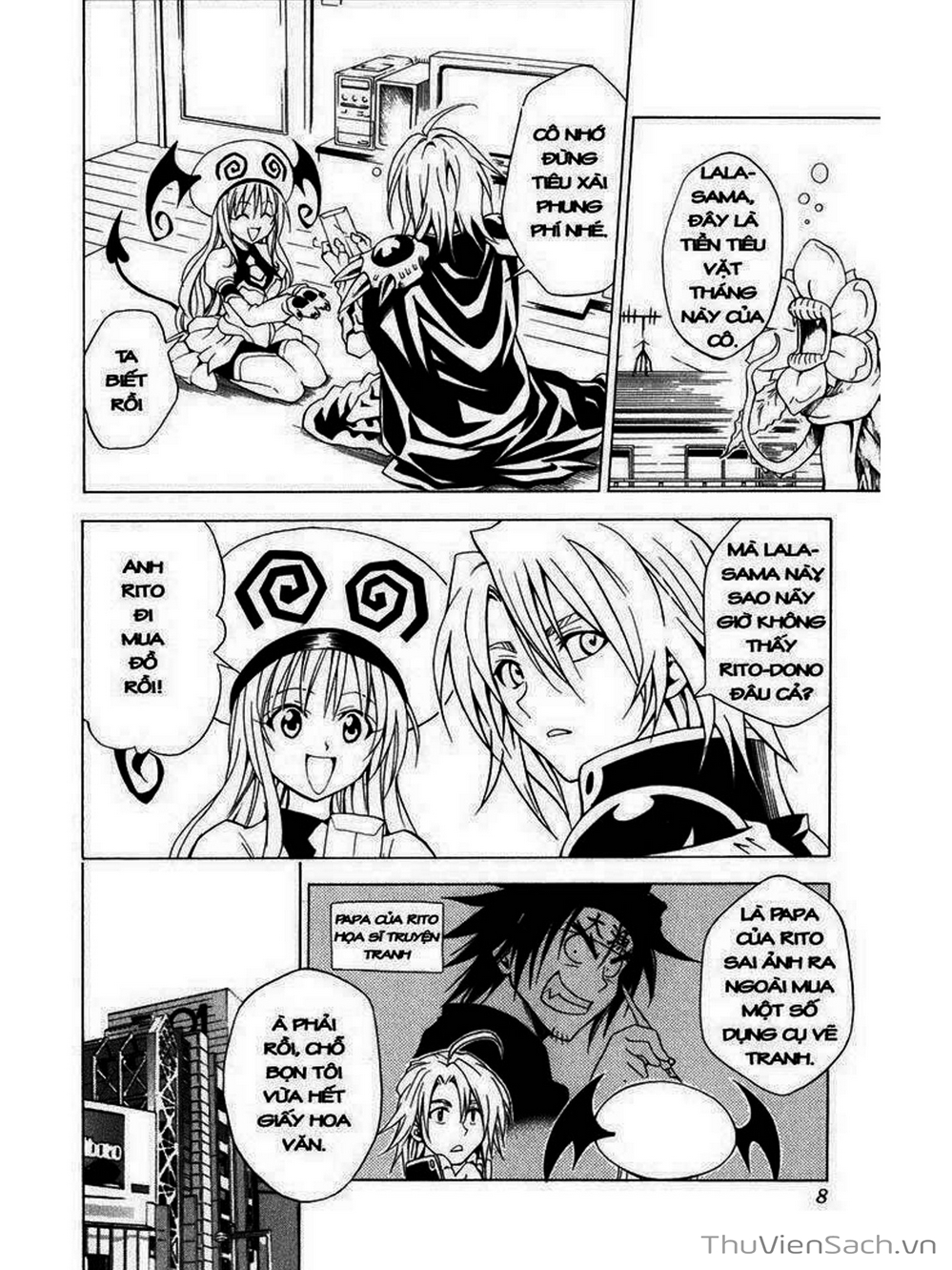 Truyện Tranh Bóng Tối Hoàng Kim - To Love Ru Darkness trang 8