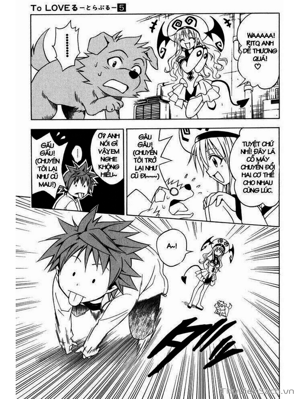 Truyện Tranh Bóng Tối Hoàng Kim - To Love Ru Darkness trang 8