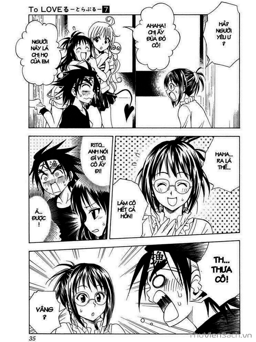 Truyện Tranh Bóng Tối Hoàng Kim - To Love Ru Darkness trang 8