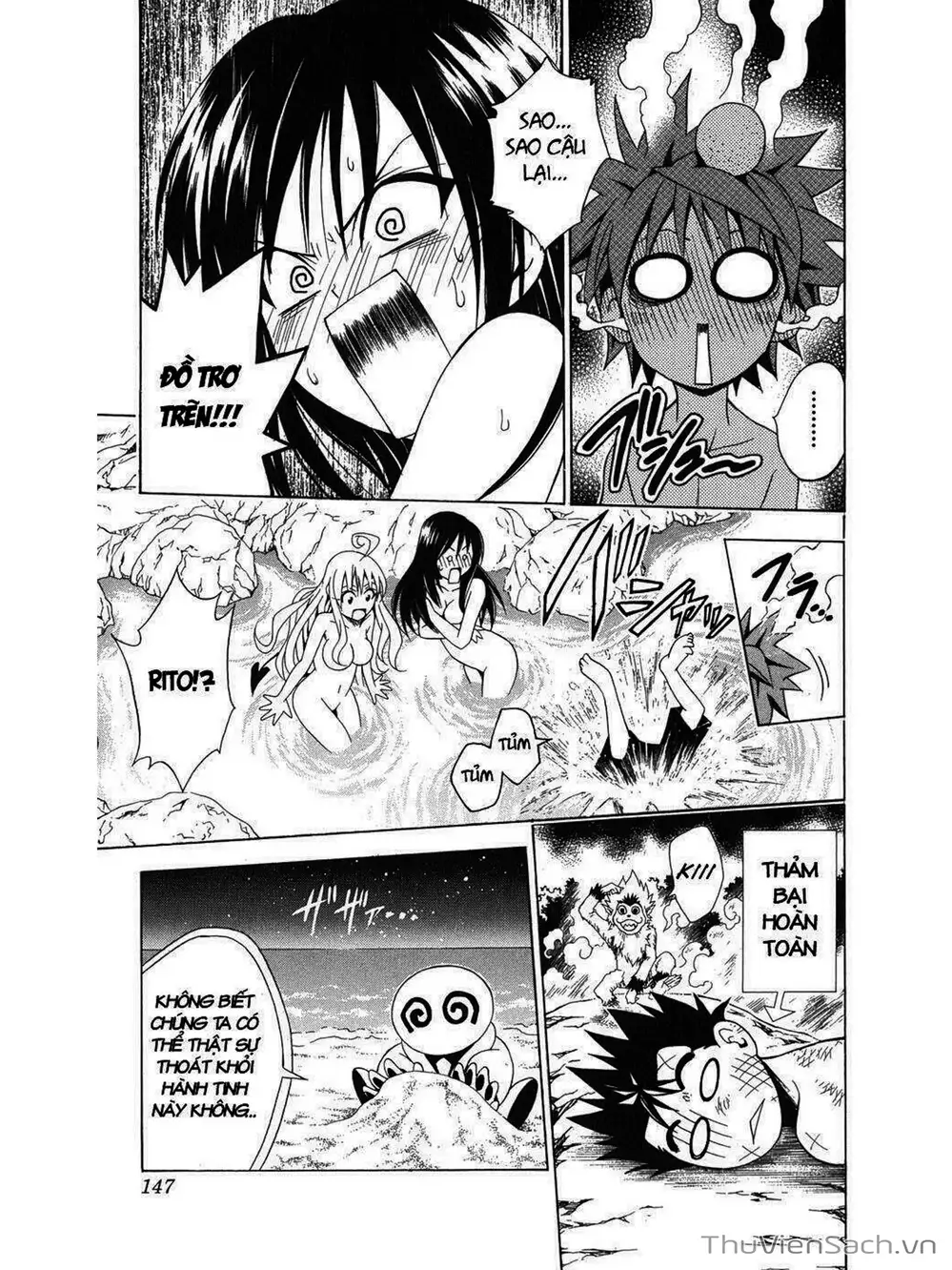 Truyện Tranh Bóng Tối Hoàng Kim - To Love Ru Darkness trang 8