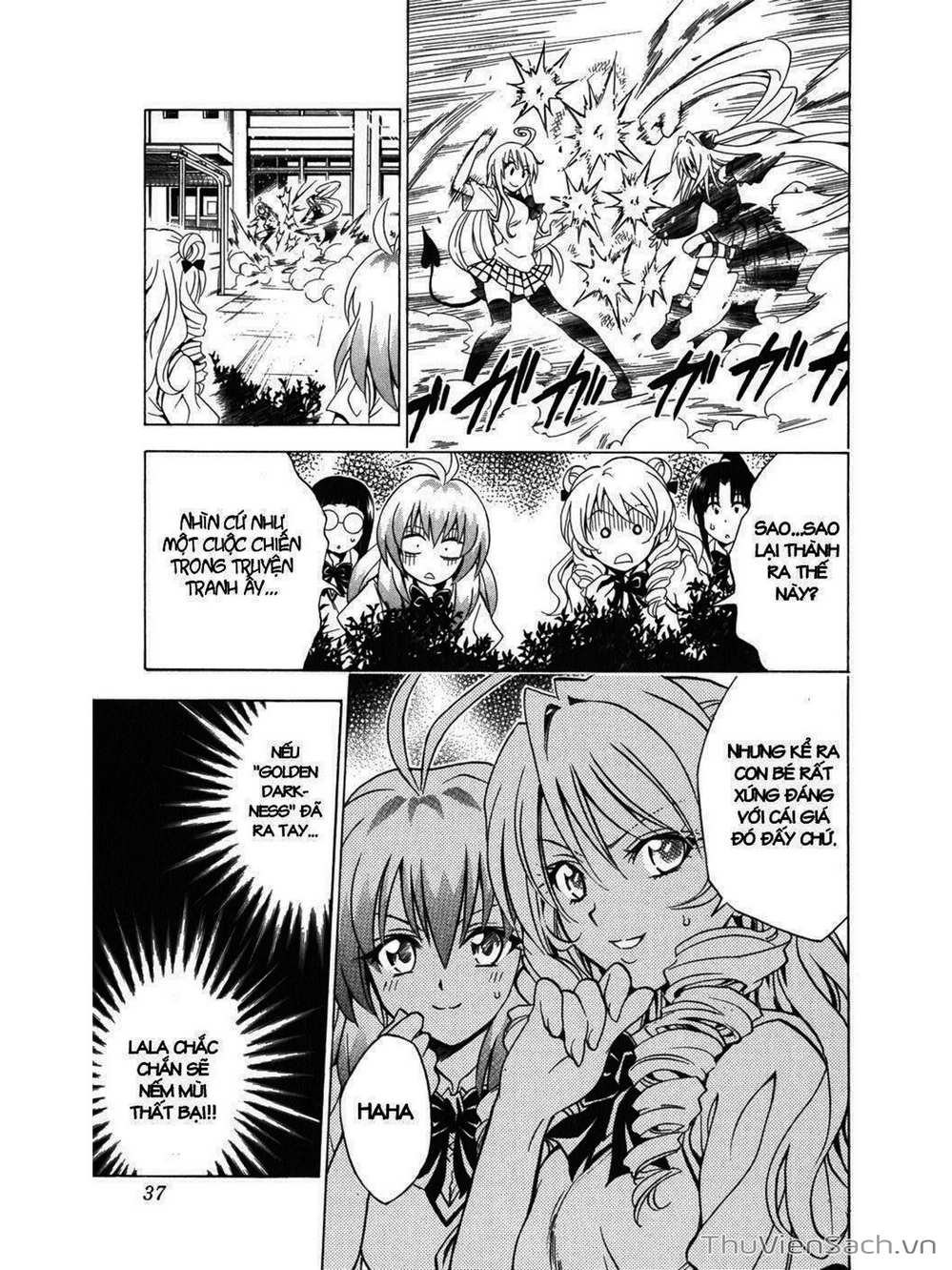 Truyện Tranh Bóng Tối Hoàng Kim - To Love Ru Darkness trang 8