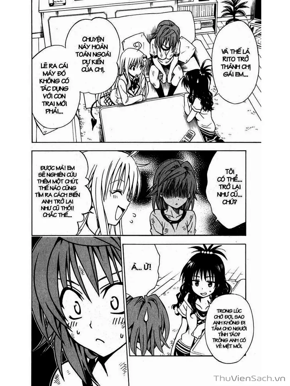 Truyện Tranh Bóng Tối Hoàng Kim - To Love Ru Darkness trang 8